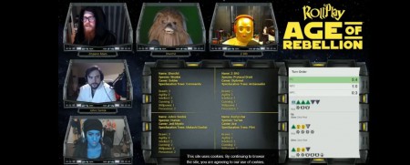 Félrecsapott szájú Csubakka, pufi Threepio, kék rabszolgalány és fürdőköpenyes jedik, hatalmas poén volt a RollPlay holiday special twitchbe. Érdekesség - 2015.